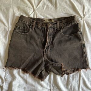 Vintage Brown Jean Shorts